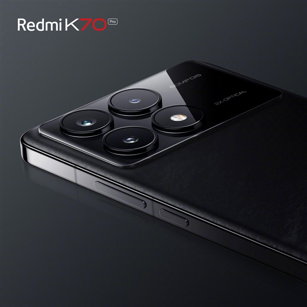 直邊直屏！Redmi K70“墨羽”配色外觀正式公布